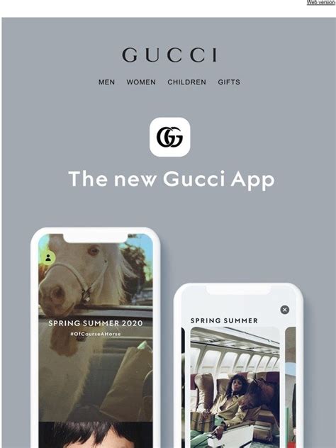 gucci clothing app|gucci app store.